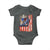 Fisherman Christian Fishing Vintage American Flag Baby Onesie - Wonder Print Shop