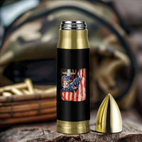 Fisherman Christian Fishing Vintage American Flag Bullet Tumbler - Wonder Print Shop