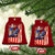 Fisherman Christian Fishing Vintage American Flag Ceramic Ornament - Wonder Print Shop