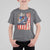Fisherman Christian Fishing Vintage American Flag T Shirt For Kid - Wonder Print Shop