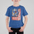 Fisherman Christian Fishing Vintage American Flag T Shirt For Kid - Wonder Print Shop