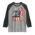 Fisherman Christian Fishing Vintage American Flag Raglan Shirt - Wonder Print Shop
