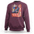 Fisherman Christian Fishing Vintage American Flag Sweatshirt - Wonder Print Shop