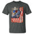 Fisherman Christian Fishing Vintage American Flag T Shirt - Wonder Print Shop