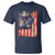 Fisherman Christian Fishing Vintage American Flag T Shirt - Wonder Print Shop