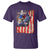 Fisherman Christian Fishing Vintage American Flag T Shirt - Wonder Print Shop
