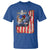 Fisherman Christian Fishing Vintage American Flag T Shirt - Wonder Print Shop