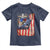 Fisherman Christian Fishing Vintage American Flag Toddler T Shirt - Wonder Print Shop