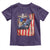 Fisherman Christian Fishing Vintage American Flag Toddler T Shirt - Wonder Print Shop