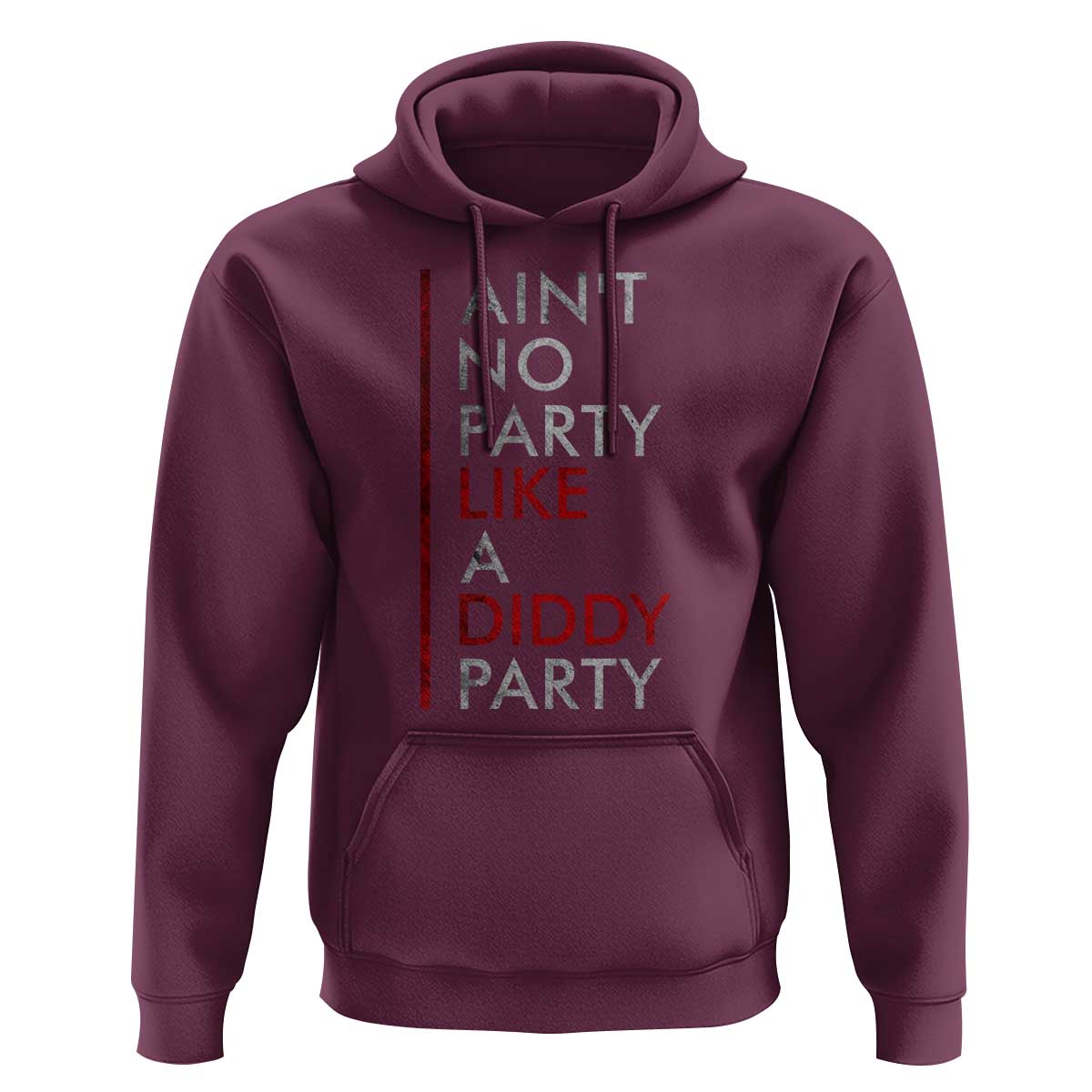 Ain't No Party Like A Diddy Party Hoodie Vintage Striped
