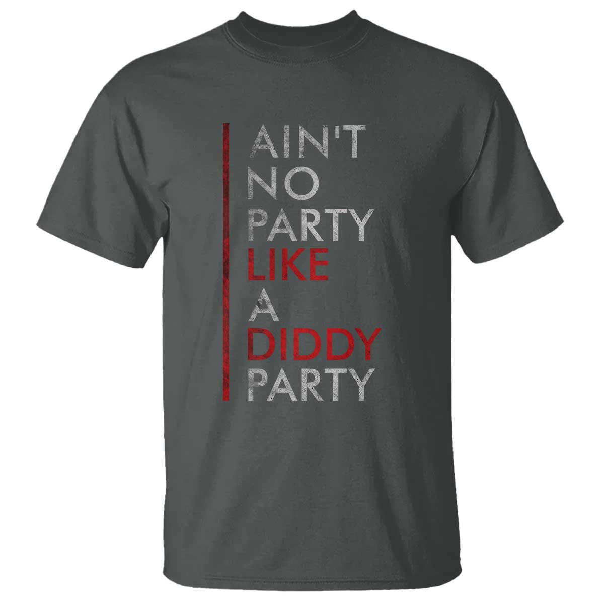 Ain't No Party Like A Diddy Party T Shirt Vintage Striped - Wonder Print Shop