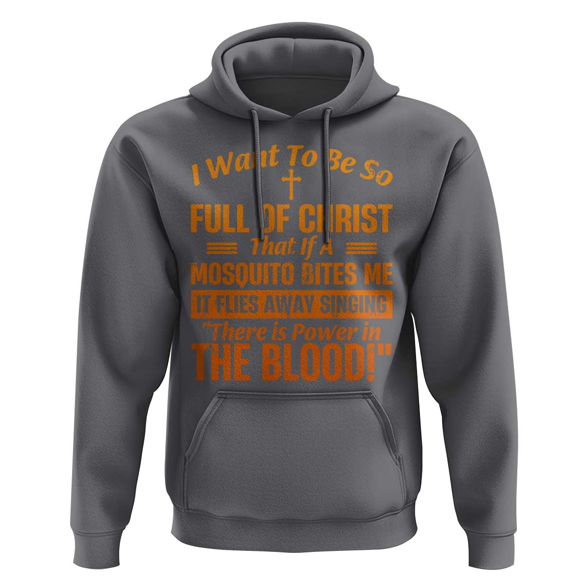 I Want To Be So Full Of Christ Hoodie Funny Christian Prayer Religious Cross - Wonder Print Shop