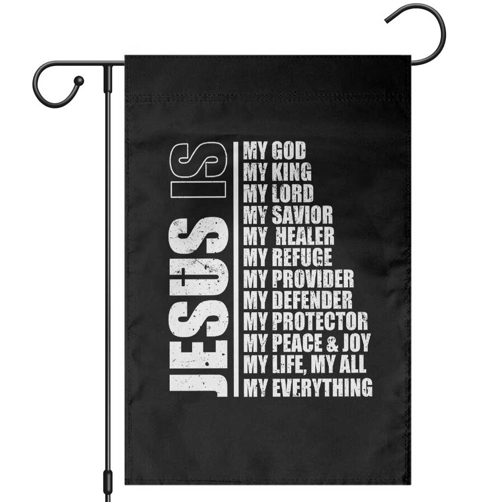 Jesus Is My Everything My God My Lord And Savior Christian Garden Flag - Wonder Print Shop