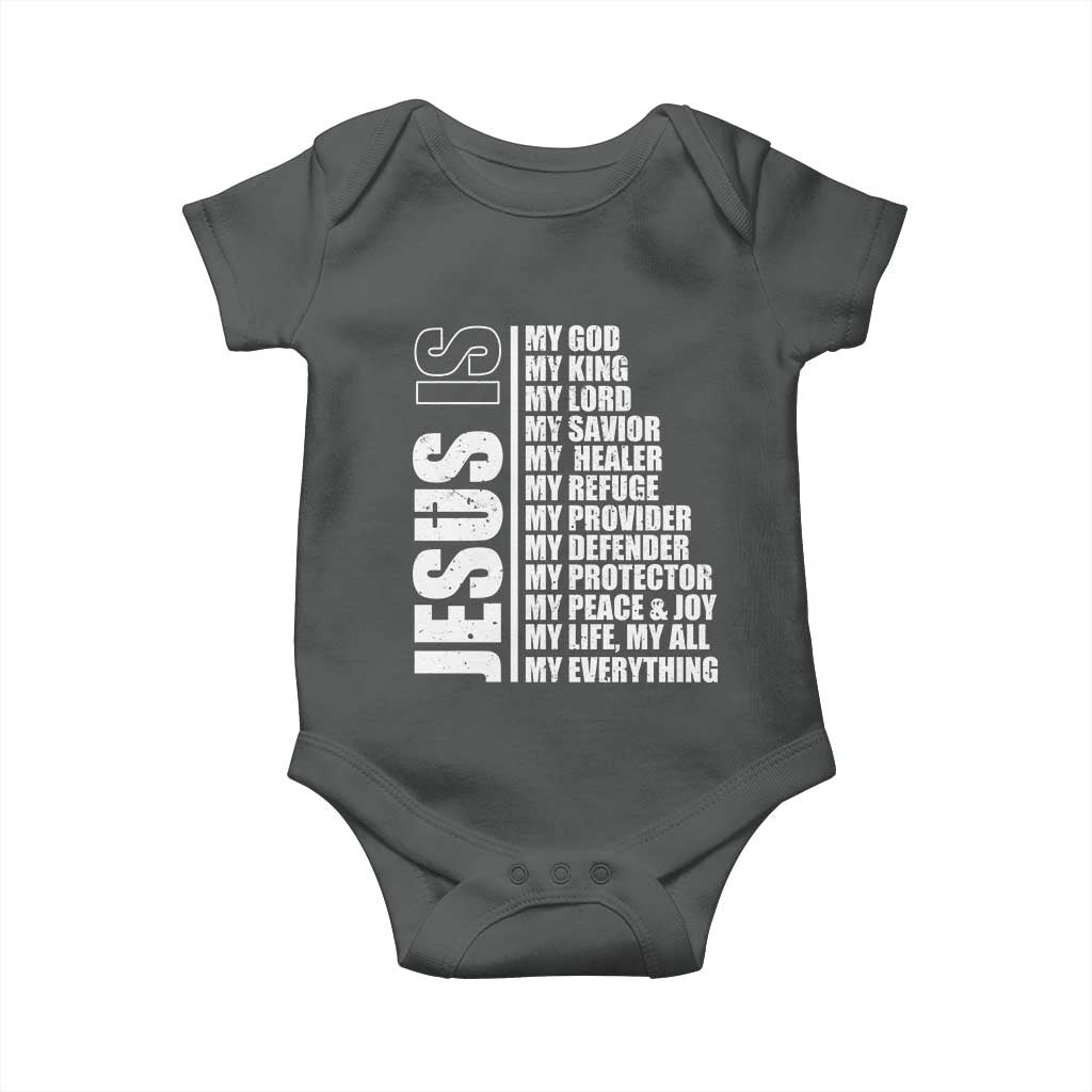 Jesus Is My Everything My God My Lord And Savior Christian Baby Onesie - Wonder Print Shop