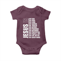 Jesus Is My Everything My God My Lord And Savior Christian Baby Onesie - Wonder Print Shop