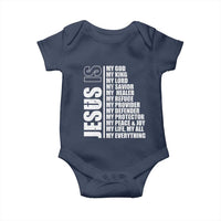 Jesus Is My Everything My God My Lord And Savior Christian Baby Onesie - Wonder Print Shop