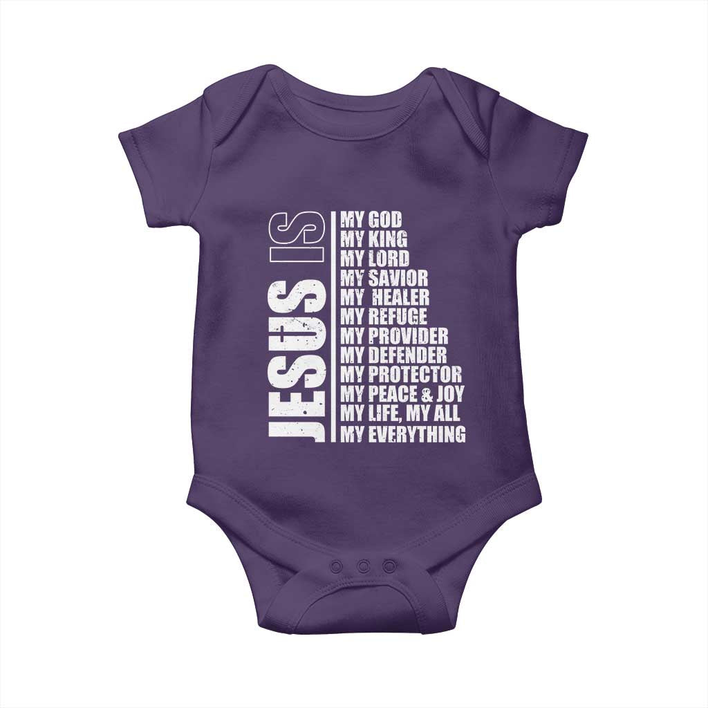 Jesus Is My Everything My God My Lord And Savior Christian Baby Onesie - Wonder Print Shop
