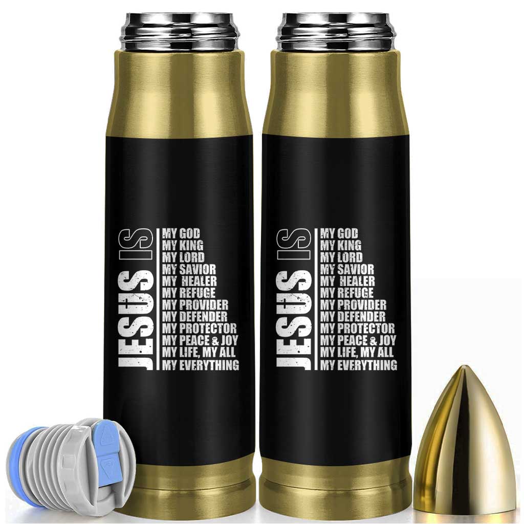 Jesus Is My Everything My God My Lord And Savior Christian Bullet Tumbler - Wonder Print Shop
