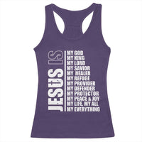 Jesus Is My Everything My God My Lord And Savior Christian Racerback Tank Top - Wonder Print Shop