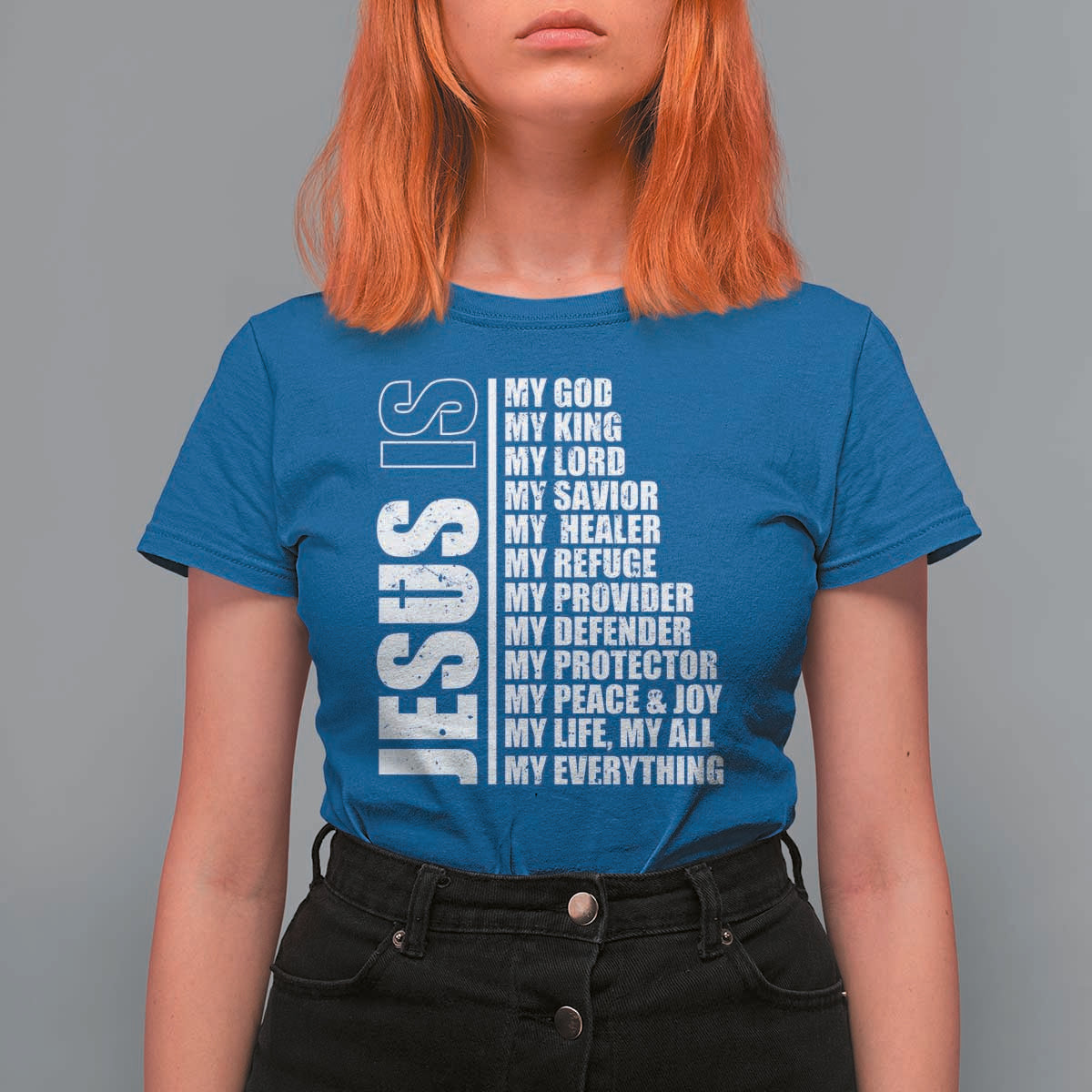Jesus Is My Everything My God My Lord And Savior Christian T Shirt For Women - Wonder Print Shop