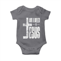 All I Need Is Jesus Baby Onesie Christian Believer Faith God Religious - Wonder Print Shop