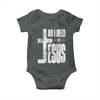 All I Need Is Jesus Baby Onesie Christian Believer Faith God Religious - Wonder Print Shop