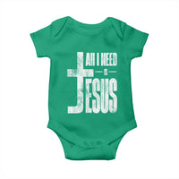 All I Need Is Jesus Baby Onesie Christian Believer Faith God Religious - Wonder Print Shop