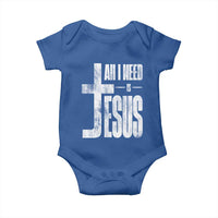 All I Need Is Jesus Baby Onesie Christian Believer Faith God Religious - Wonder Print Shop