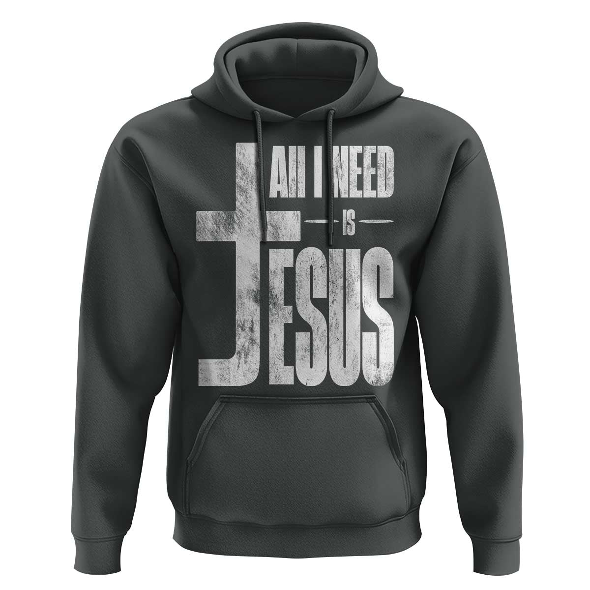 All I Need Is Jesus Hoodie Christian Believer Faith God Religious - Wonder Print Shop