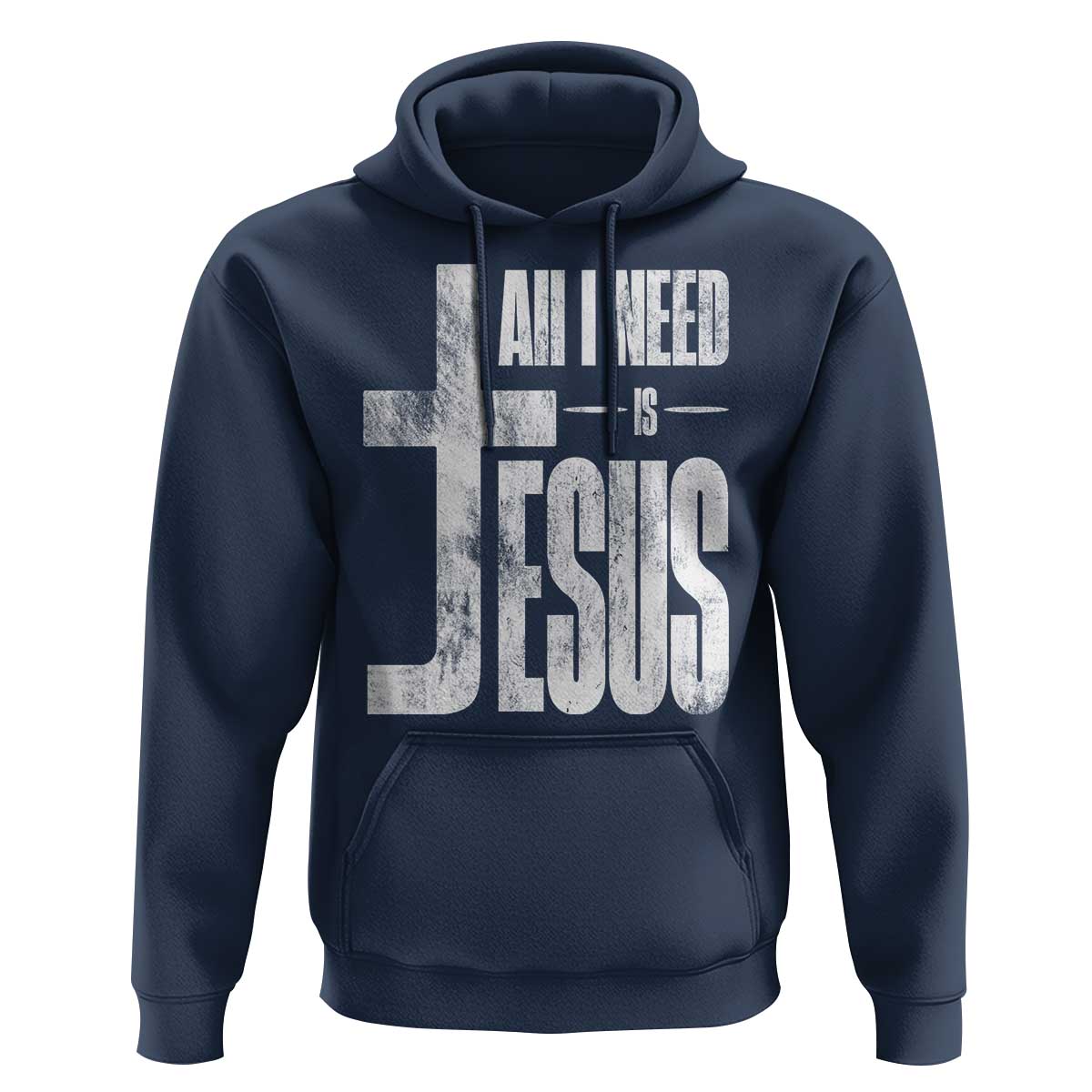 All I Need Is Jesus Hoodie Christian Believer Faith God Religious - Wonder Print Shop