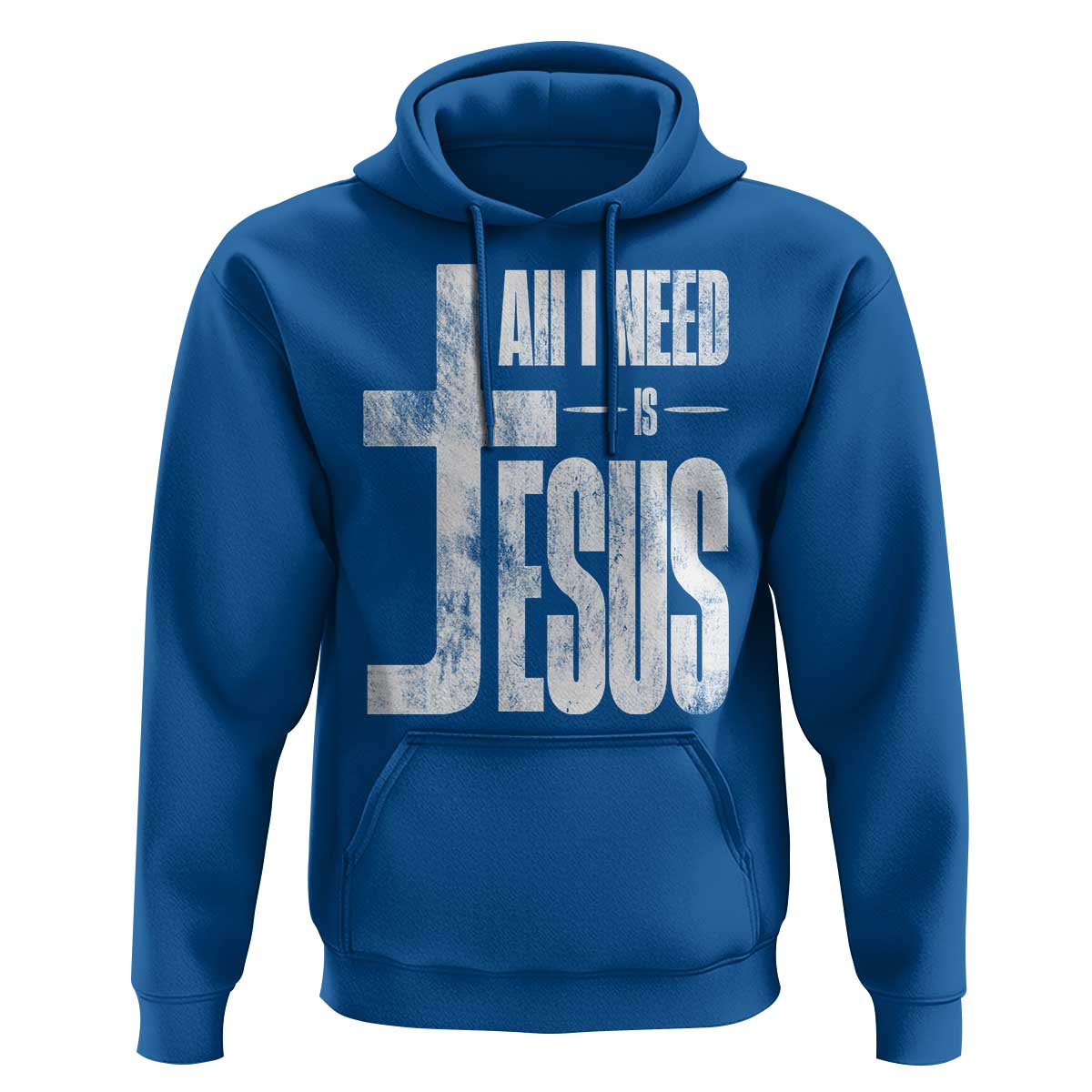 All I Need Is Jesus Hoodie Christian Believer Faith God Religious - Wonder Print Shop
