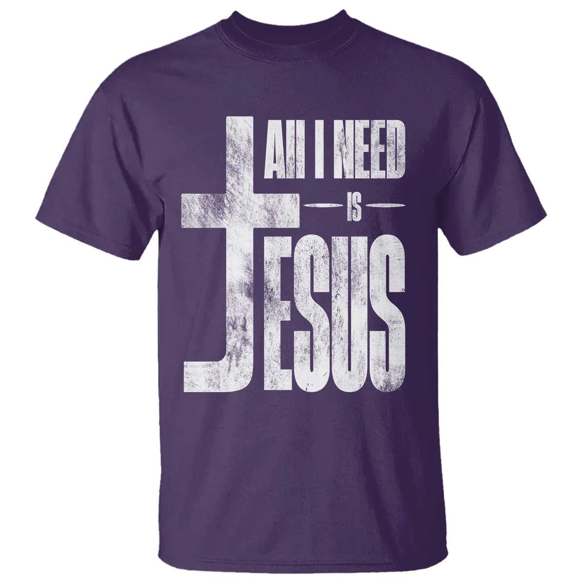 All I Need Is Jesus T Shirt Christian Believer Faith God Religious - Wonder Print Shop