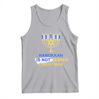 Funny Hanukkah Is Not Jewish Christmas Tank Top Chanukah Menorah - Wonder Print Shop