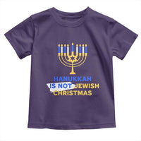 Funny Hanukkah Is Not Jewish Christmas Toddler T Shirt Chanukah Menorah - Wonder Print Shop