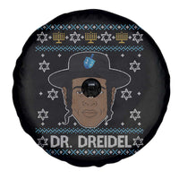 Funny Hanukkah Dreidel Spare Tire Cover Dr Dreidel Chanukah Rapper DJ - Wonder Print Shop