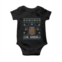 Funny Hanukkah Dreidel Baby Onesie Dr Dreidel Chanukah Rapper DJ - Wonder Print Shop