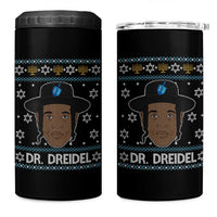 Funny Hanukkah Dreidel 4 in 1 Can Cooler Tumbler Dr Dreidel Chanukah Rapper DJ - Wonder Print Shop