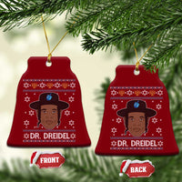 Funny Hanukkah Dreidel Ceramic Ornament Dr Dreidel Chanukah Rapper DJ - Wonder Print Shop