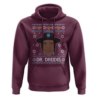 Funny Hanukkah Dreidel Hoodie Dr Dreidel Chanukah Rapper DJ - Wonder Print Shop