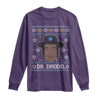 Funny Hanukkah Dreidel Long Sleeve Shirt Dr Dreidel Chanukah Rapper DJ - Wonder Print Shop