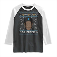 Funny Hanukkah Dreidel Raglan Shirt Dr Dreidel Chanukah Rapper DJ - Wonder Print Shop
