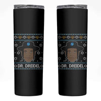 Funny Hanukkah Dreidel Skinny Tumbler Dr Dreidel Chanukah Rapper DJ - Wonder Print Shop