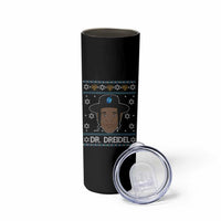 Funny Hanukkah Dreidel Skinny Tumbler Dr Dreidel Chanukah Rapper DJ - Wonder Print Shop
