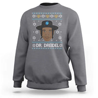 Funny Hanukkah Dreidel Sweatshirt Dr Dreidel Chanukah Rapper DJ - Wonder Print Shop