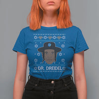 Funny Hanukkah Dreidel T Shirt For Women Dr Dreidel Chanukah Rapper DJ - Wonder Print Shop