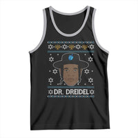 Funny Hanukkah Dreidel Tank Top Dr Dreidel Chanukah Rapper DJ - Wonder Print Shop