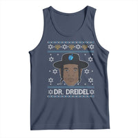 Funny Hanukkah Dreidel Tank Top Dr Dreidel Chanukah Rapper DJ - Wonder Print Shop