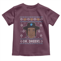 Funny Hanukkah Dreidel Toddler T Shirt Dr Dreidel Chanukah Rapper DJ - Wonder Print Shop