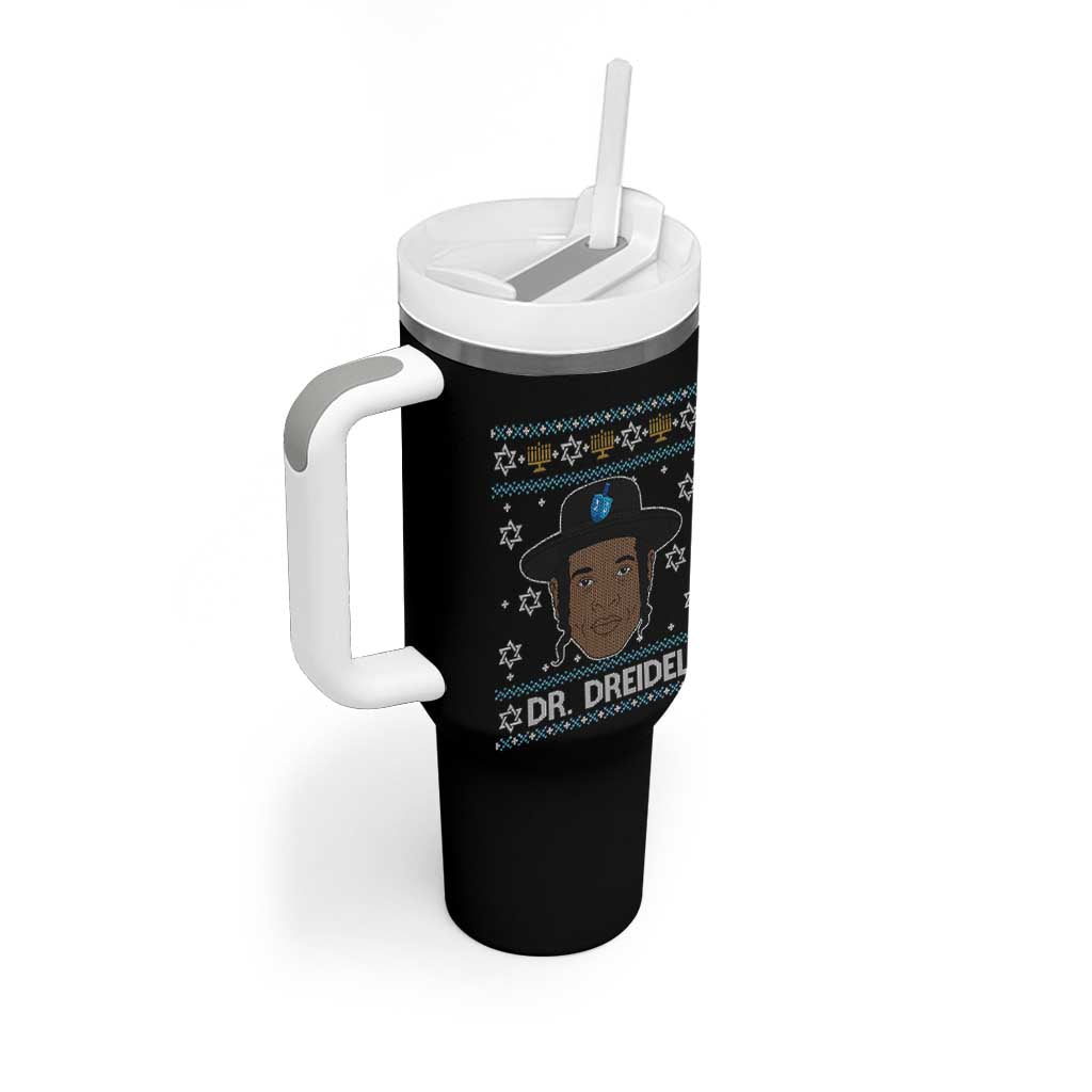 Funny Hanukkah Dreidel Tumbler With Handle Dr Dreidel Chanukah Rapper DJ - Wonder Print Shop