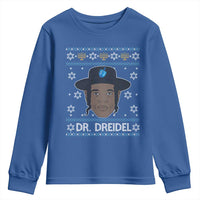 Funny Hanukkah Dreidel Youth Sweatshirt Dr Dreidel Chanukah Rapper DJ - Wonder Print Shop